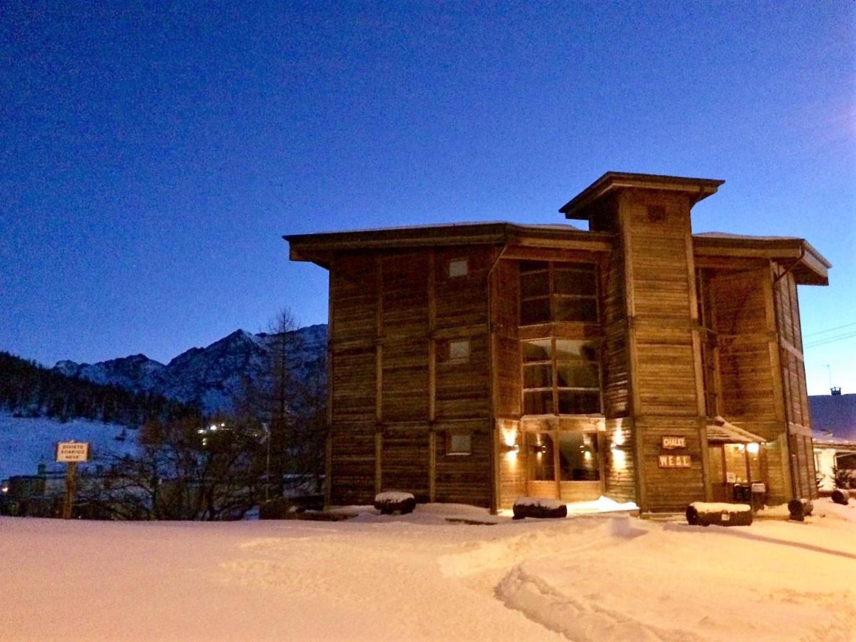 Aparthotel Chalet Weal Colle Colle Sestriere Exterior foto